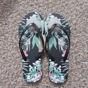 NWT Women's Aeropostale Flip Flops Navy Blue Size 6
